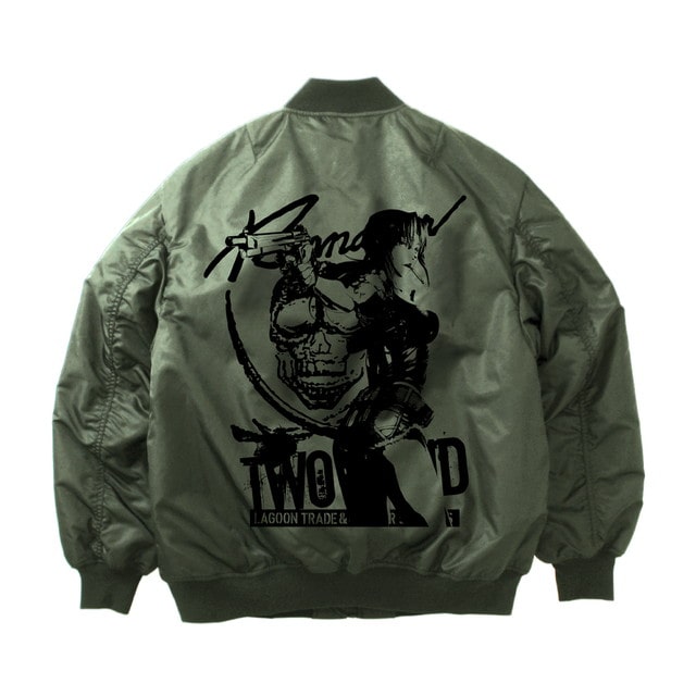 BLACK LAGOON（ブラックラグーン）』 レヴィ MA-1ジャケット : GX