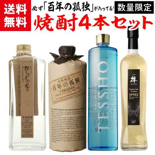名入れ (M5821)本格焼酎セット☆百年の孤独☆お酒 焼酎 ギフト 百年