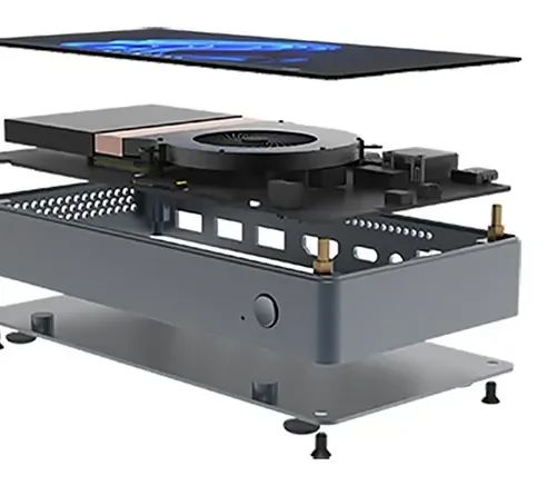 JX2 is a cheap mini PC with Celeron N5105 and a 5.7 inch