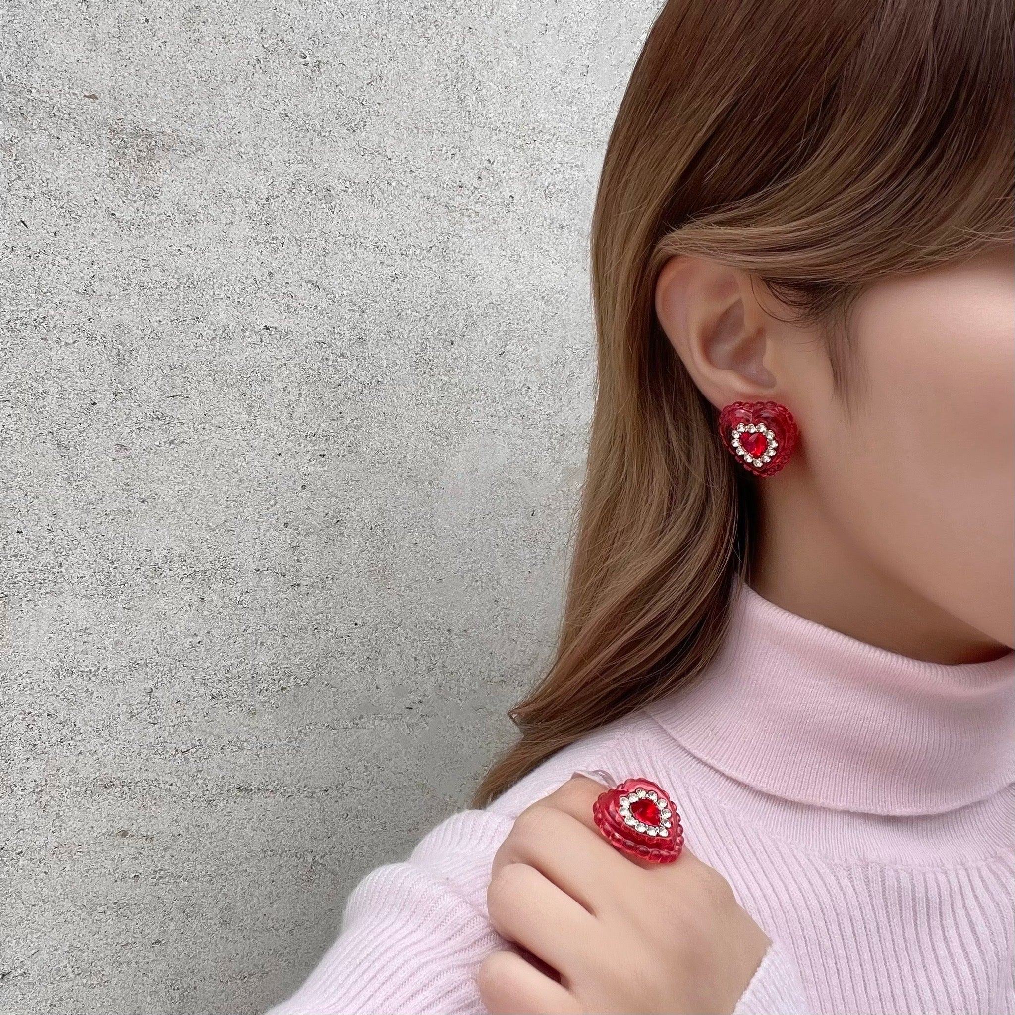 ハートゼリーピアス [お届け時期:2025年4月中旬~] – Liquem