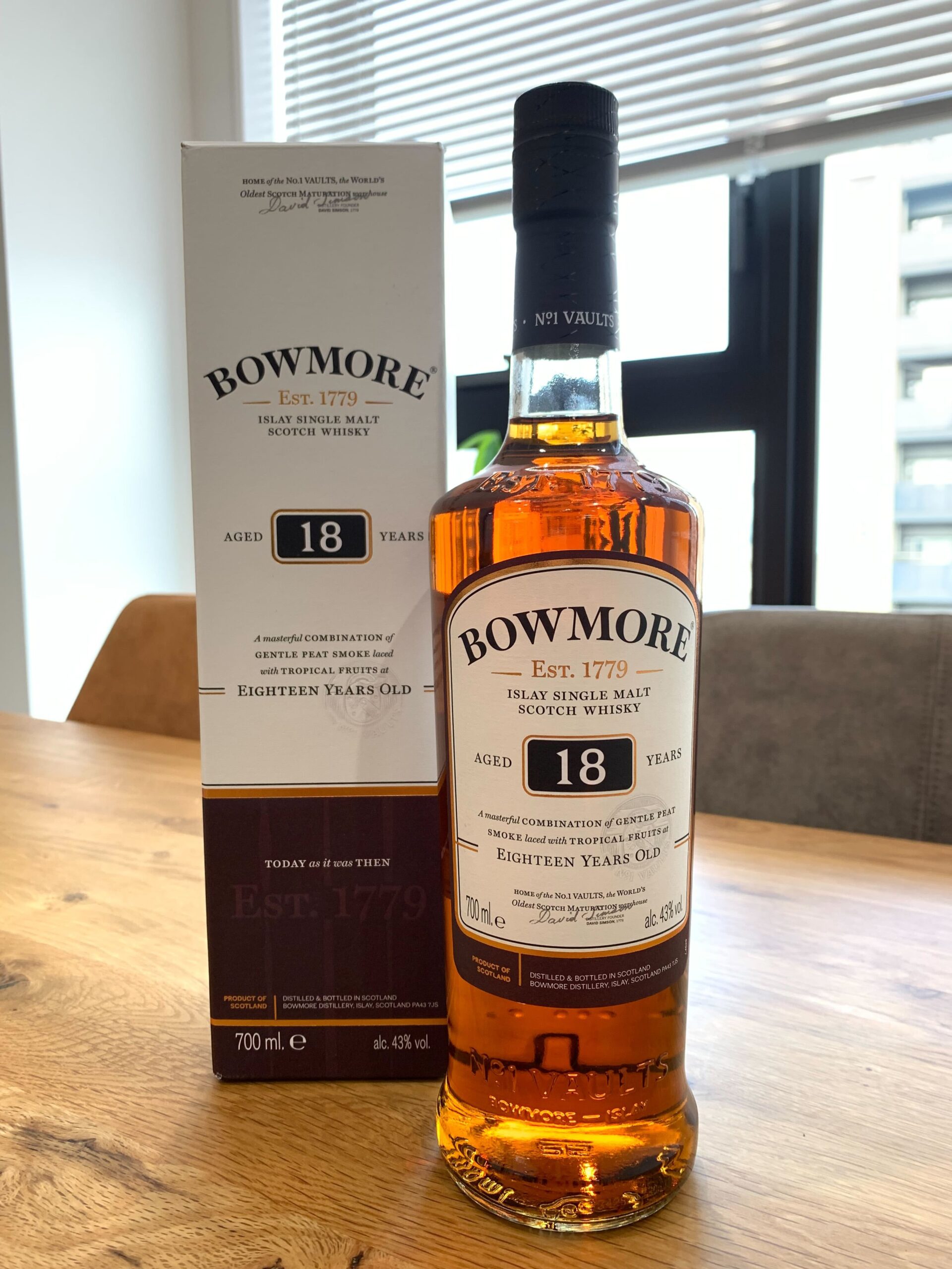 ボウモア18年 シングルモルト スコッチウイスキー | お酒買取専門店