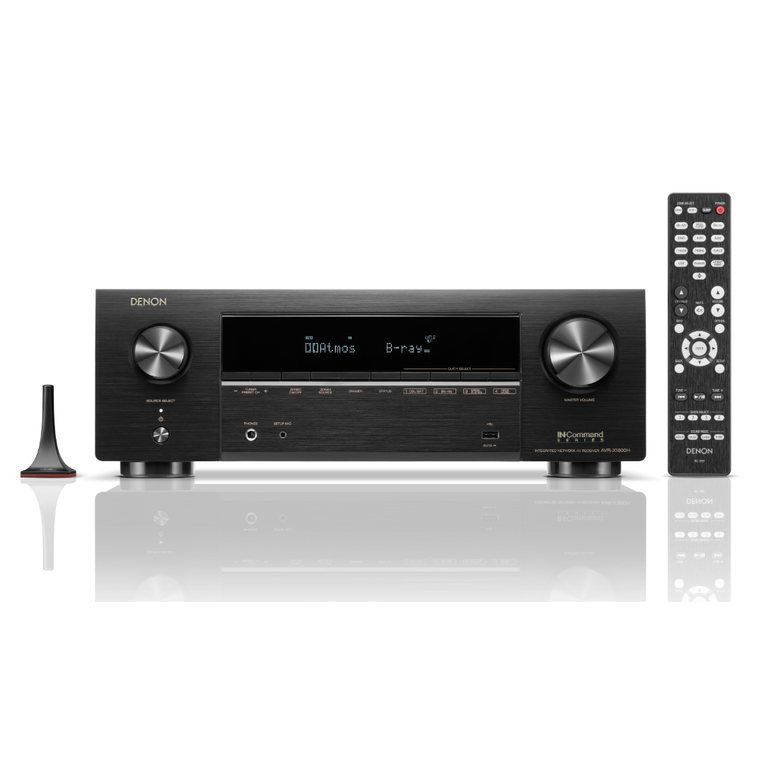 Denon AVR-X1800H 7.2 Ch 8K AV Receiver | ListenUp