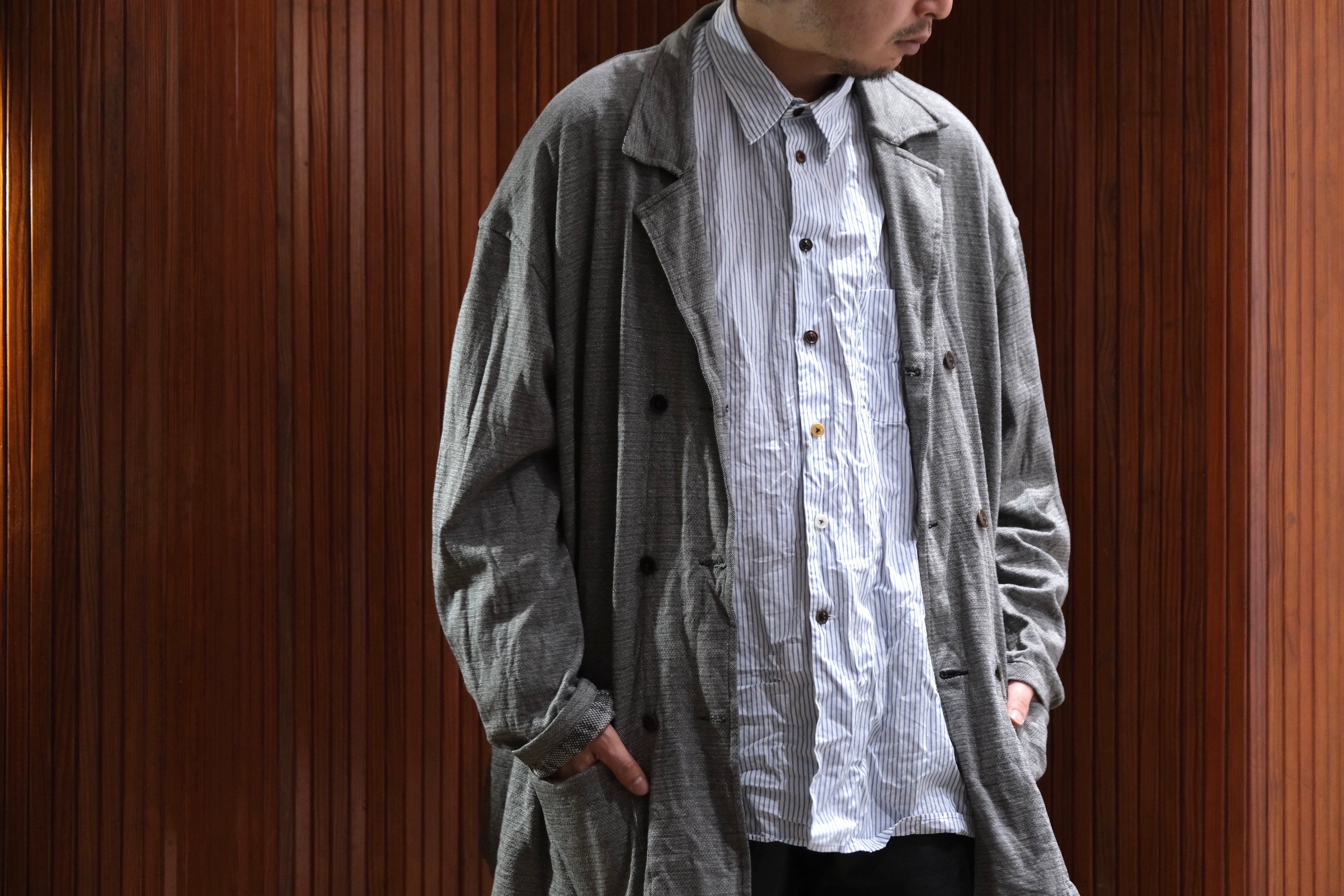 2025 S/S The Crooked Tailor/Narrow collar over square shirt – Lister