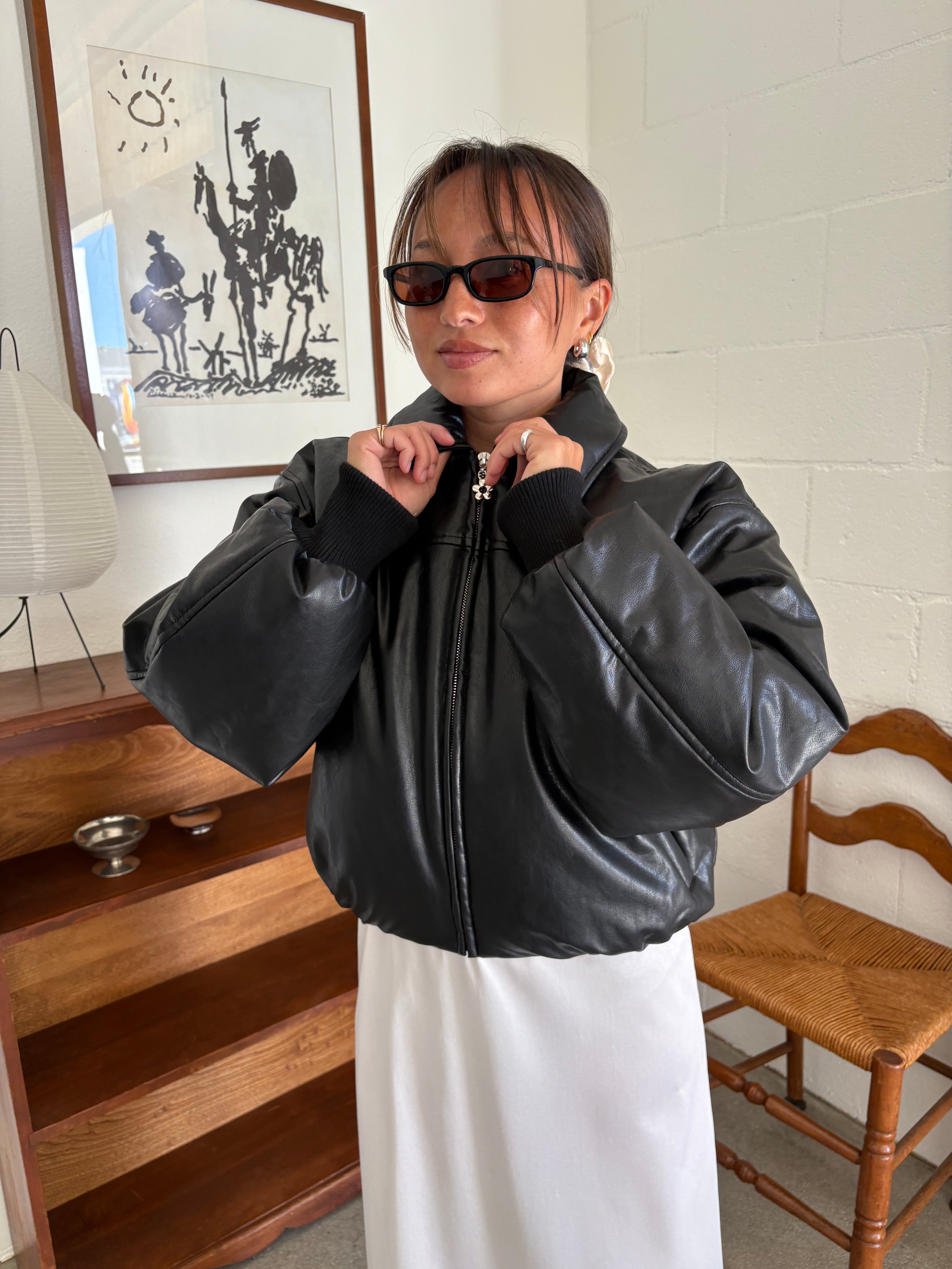 Raven Bomber Jacket - Black – Lisa Says Gah