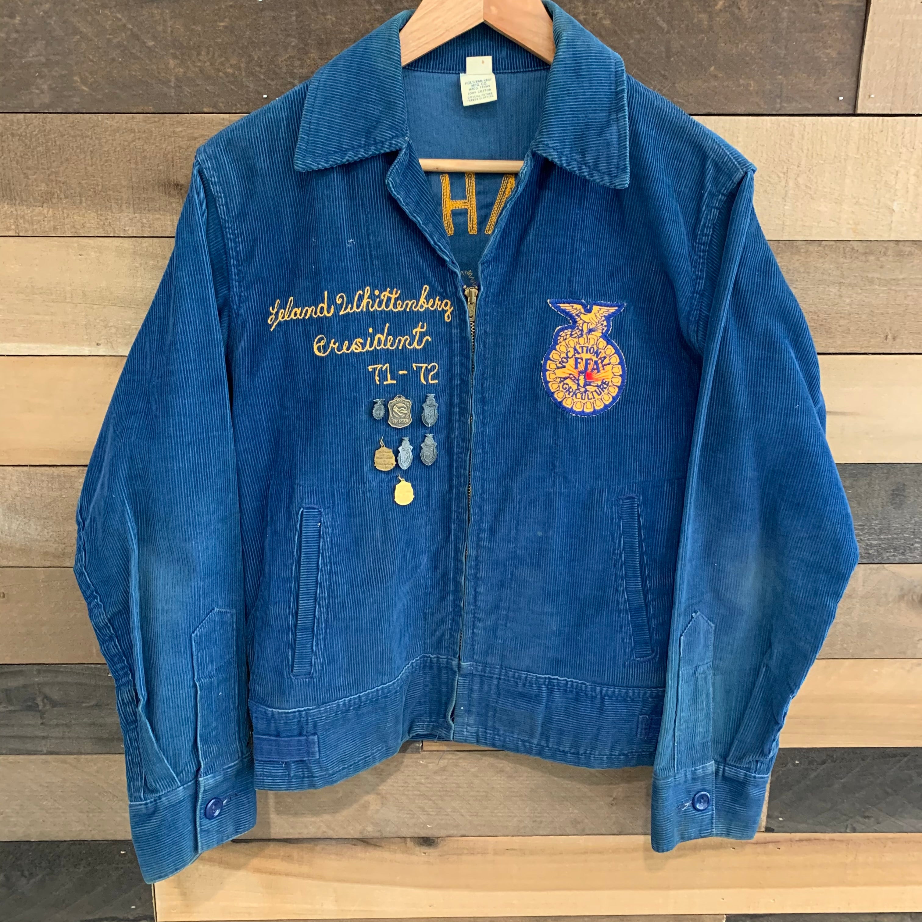 Early 1970's Chainstitched FFA Jacket with Pins S/M – Little Chum