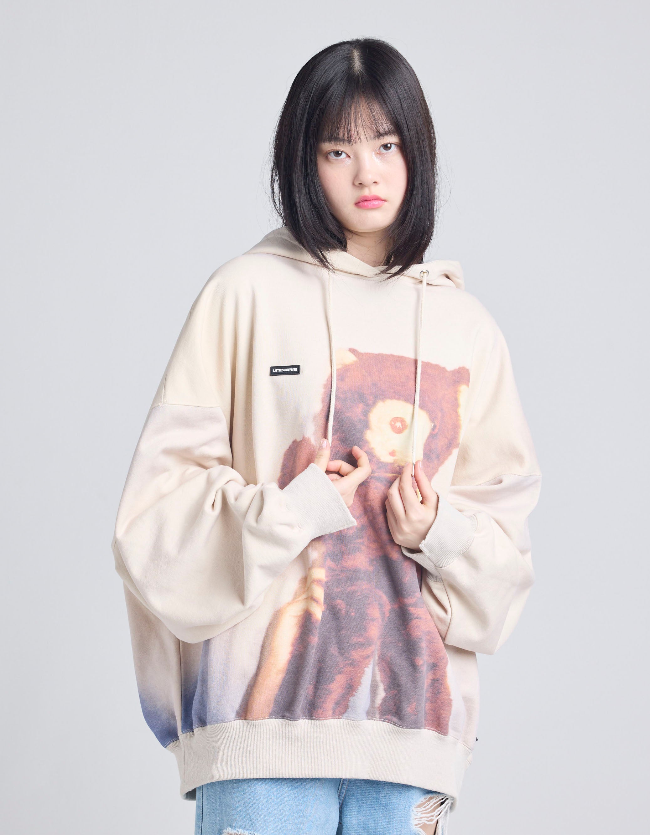 little sunny bite (リトルサニーバイト)bear hoodie / ONE COLOR