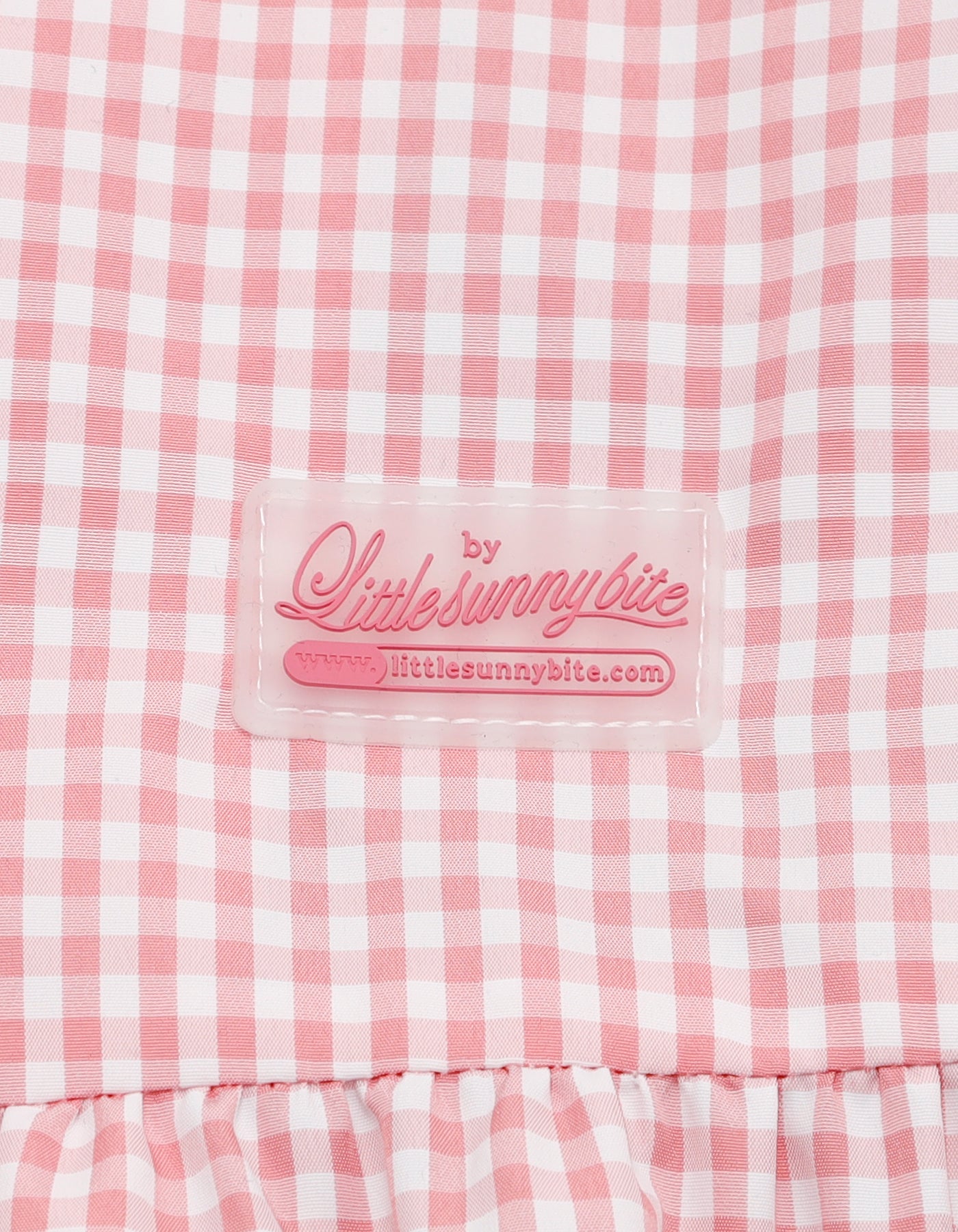 little sunny bite (リトルサニーバイト) checker long jacket / PINK