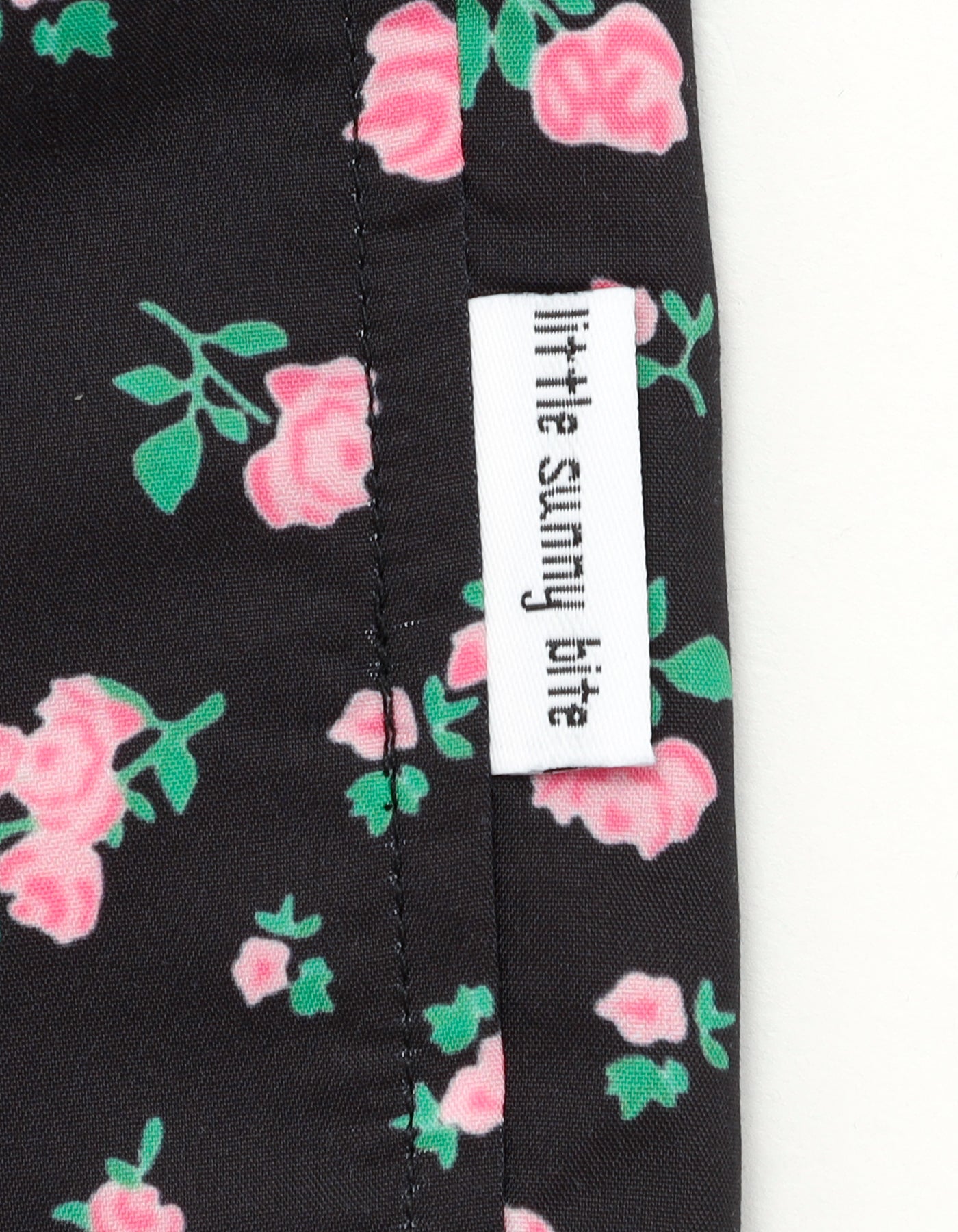 little sunny bite (リトルサニーバイト)floral shirts / BLACK