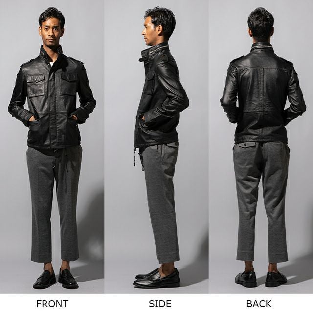 Horn Works 本革 M65フィールドジャケット メンズ ホーンワークス 3465