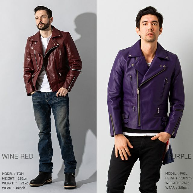 Liugoo Leathers 本革 UKダブルライダースジャケット 着脱ライナー付