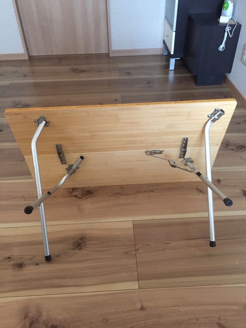 開閉楽々♪ スノーピーク ワンアクションローテーブル : もっちーの