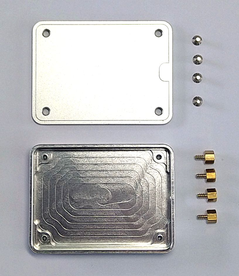 AIRSPY HF+Discovery専用アルミケースキット（アルミエンクロージャー