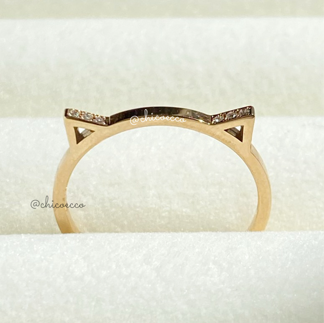 AHKAH キトゥンリング ピンキーリング 1号 アーカー AHKAHアーカー