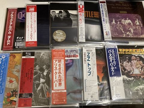 11月8日(金)ロックの紙ジャケットCDが約200枚入荷しました