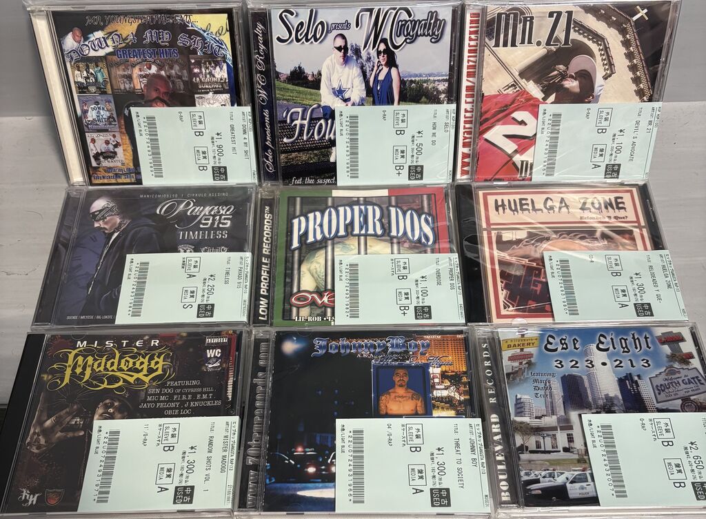 2/24(火)中古入荷♢CHICANO GANGSTA RAP CD入荷情報 : ディスク