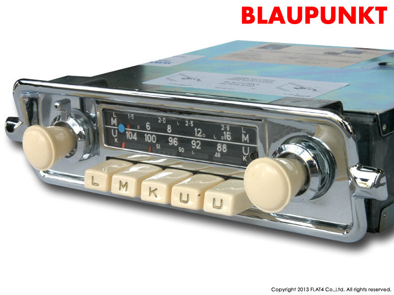 空冷 VW T-1 ビートル ヤナセ ナショナル ダブルネーム 純正カーラジオ