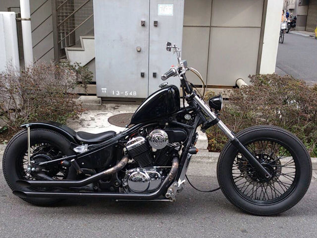 チョッパー】スティード400 トリプルツリー 12° チョッパー