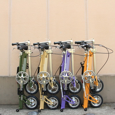 Carry Me(キャリーミー)／フォールディングバイク／マッドオリーブ