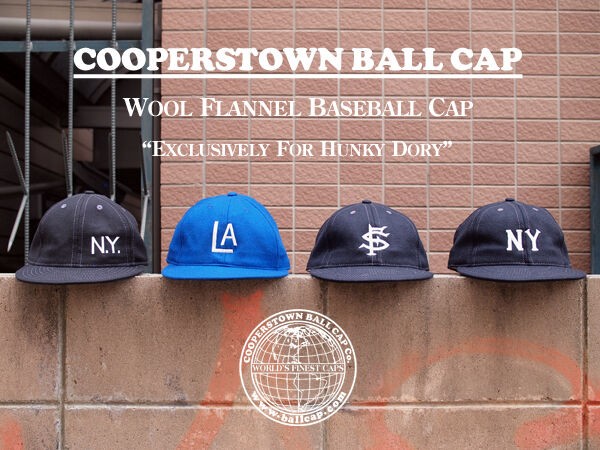Cooperstown Ball Cap / クーパーズタウン】Wool Flannel Baseball Cap