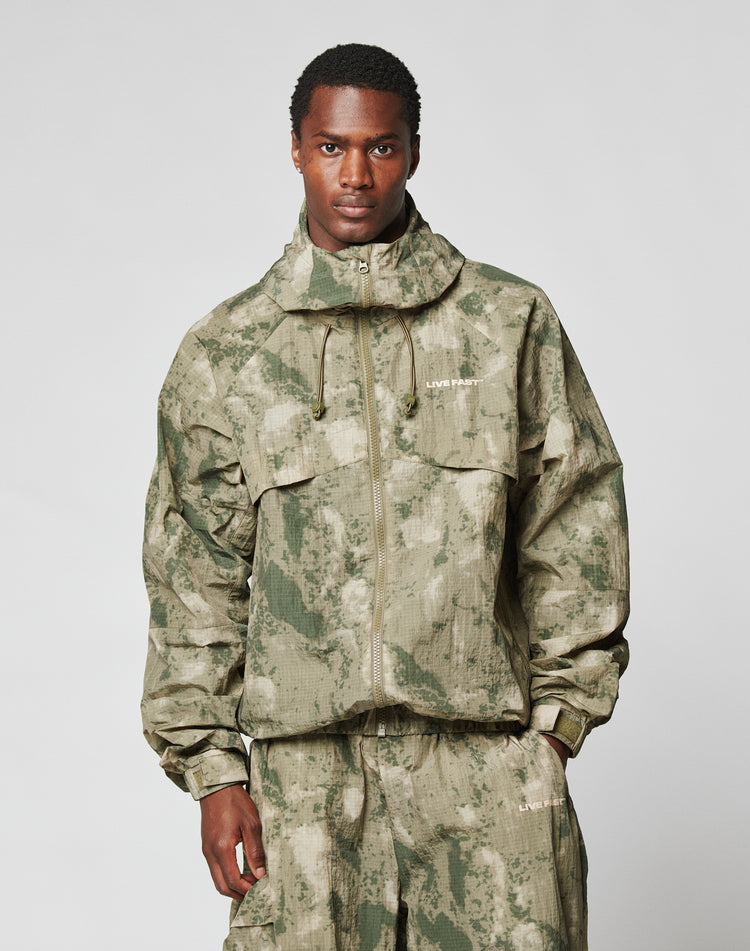 Live Fast Nylon Jacket Camo – Buy online now – LIVE FAST DIE YOUNG