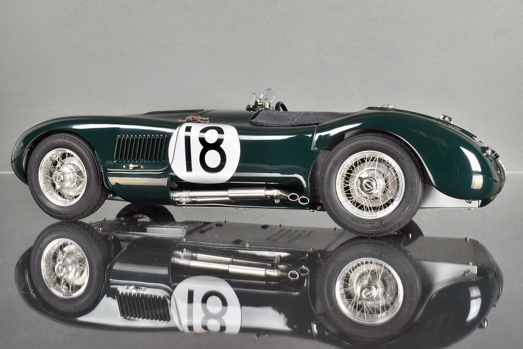 CMC Jaguar C-Type #18, Winner 24h of Le Mans 1953 - DiecastSociety.com