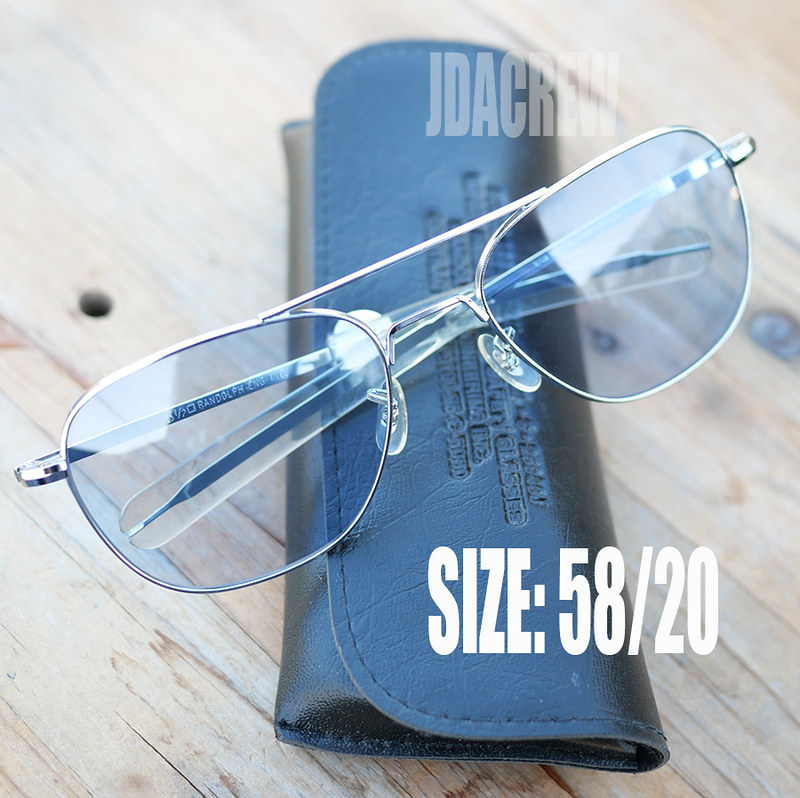 ランドルフ パイロットサングラス 58/20 ヴィンテージ