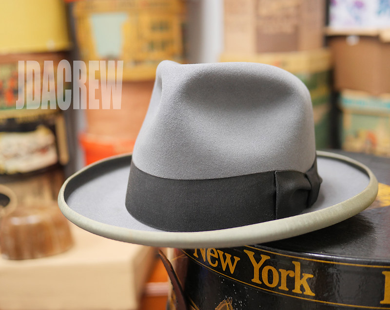STETSON St.Regisホンブルググレービンテージハット