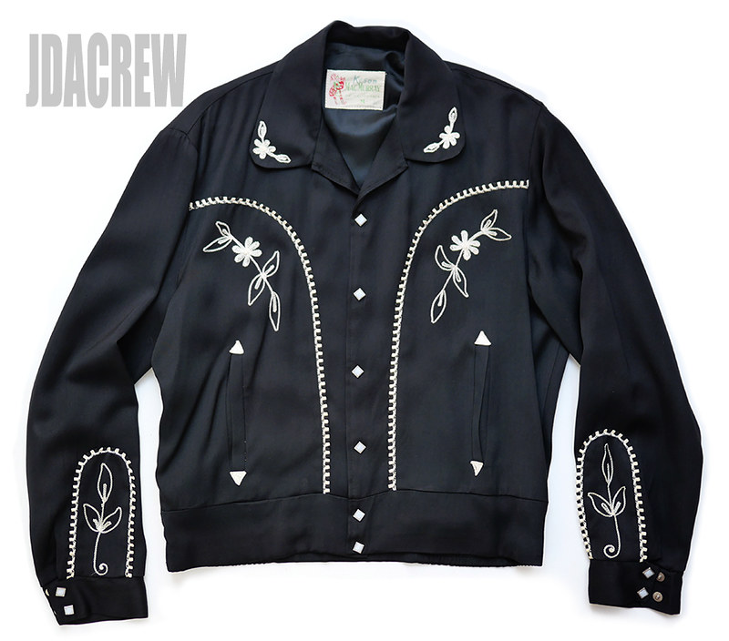 マクマレー 】1950s ギャバジンジャケット・ブラック (MEDIUM