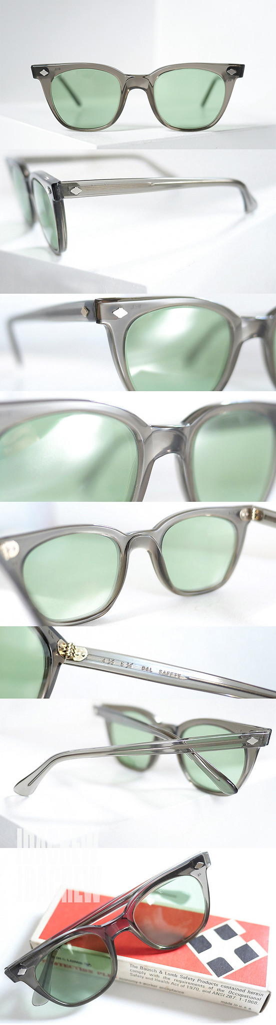 ボシュロム B&L ダイヤ セーフティーサングラス ヴィンテージメガネ