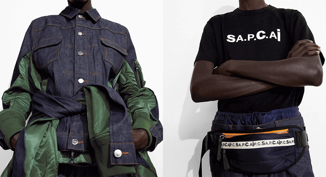 魔法のようなデザインアレンジが光るA.P.C.×sacai初のコラボレーション