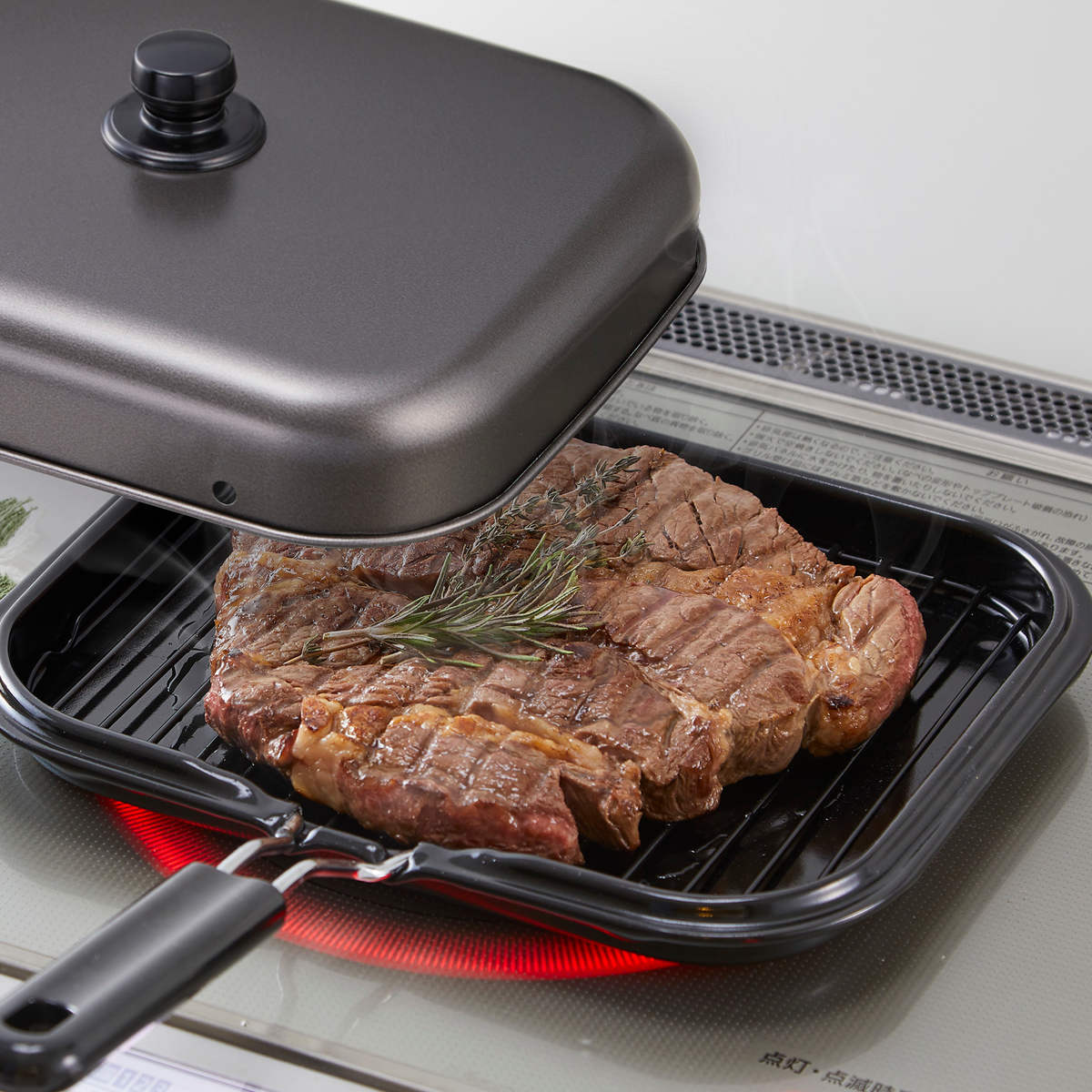 dショッピング |マルチロースター NEO IH対応 蓋付き （ ガス火対応