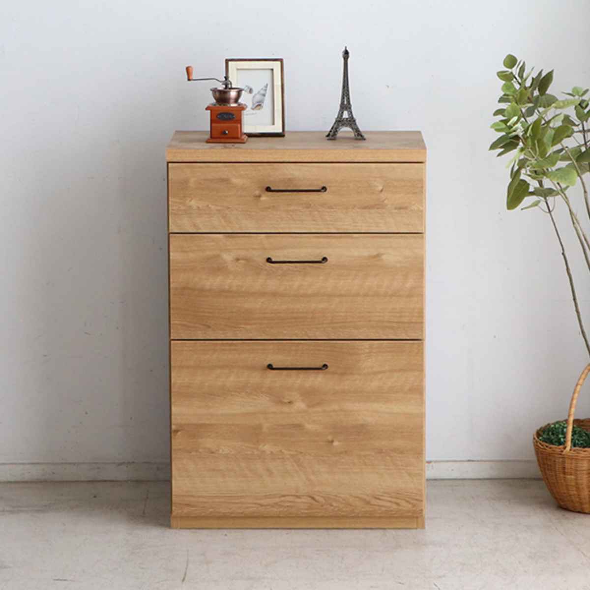 組合せ家具 チェスト 3段 TRACT 約幅60cm （ たんす 引き出し 家具