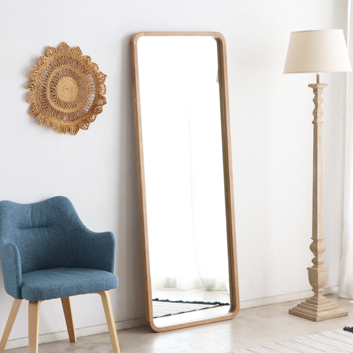 スタンドミラー 全身 60×160cm ハウタ スタイルミラー （ 大型 姿見