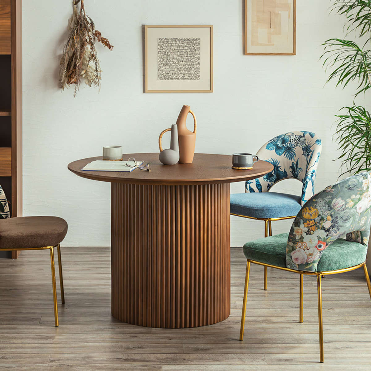 円形テーブル 幅100cm ロペス ダイニングテーブル （ テーブル 食卓