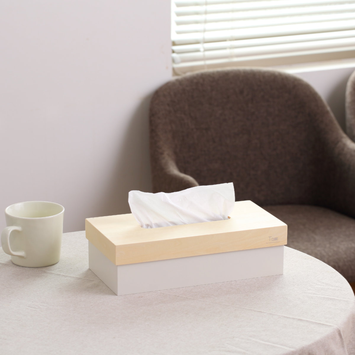 ティッシュケース 木製 T CUBE 北欧 （ ティッシュ ケース ティッシュ