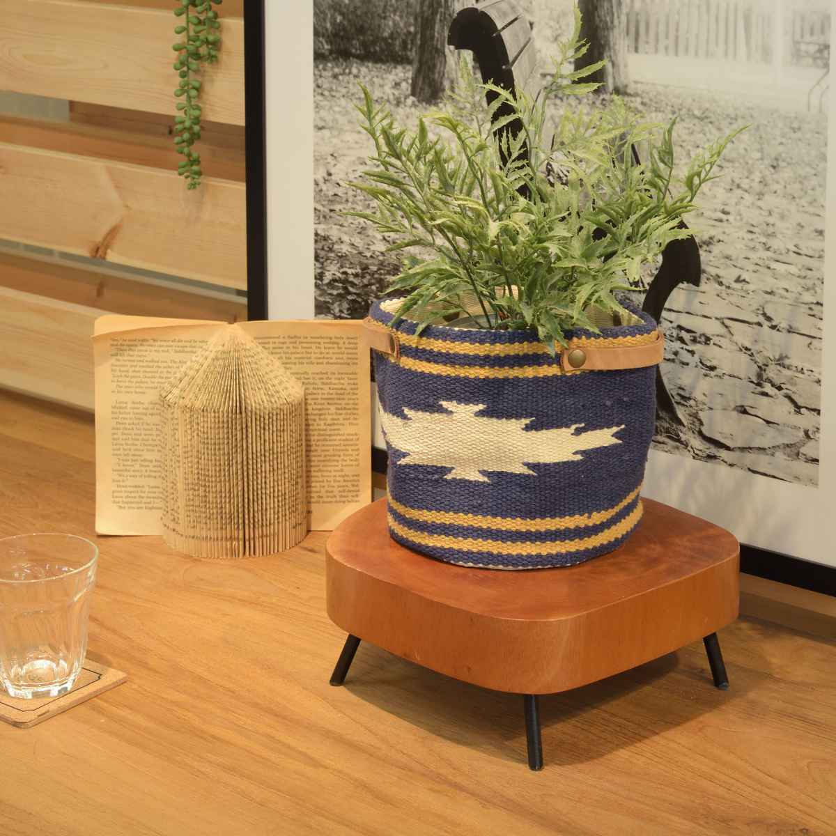 dinos 木製プランターベース キャスター付き 2個 無垢材のキャスター