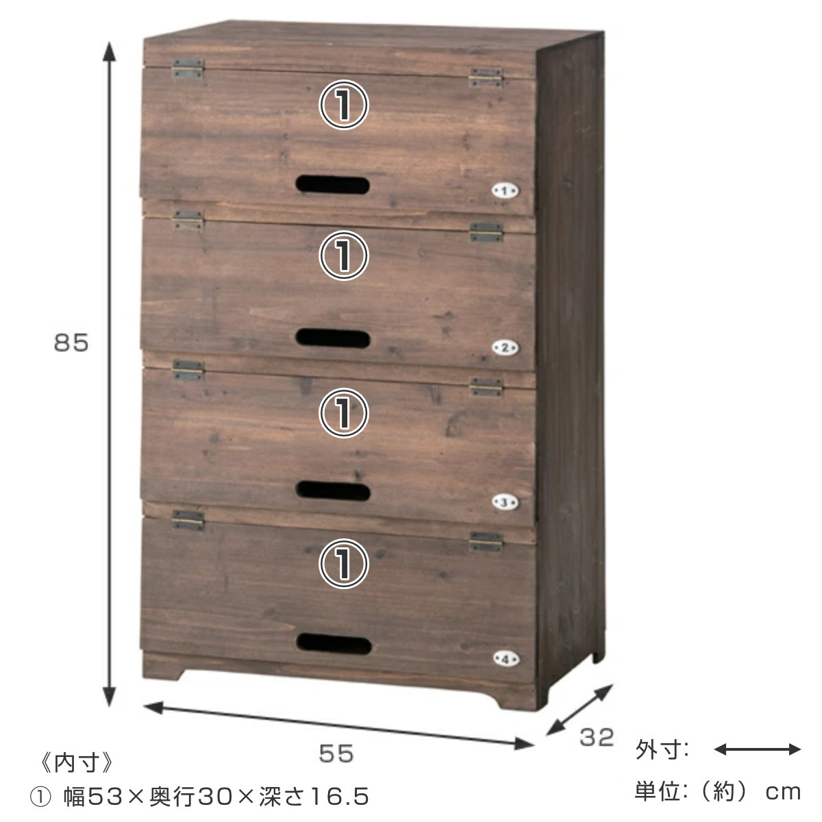 dショッピング |シューズラック 4段 ワイド 木製 幅55cm （ シューズ