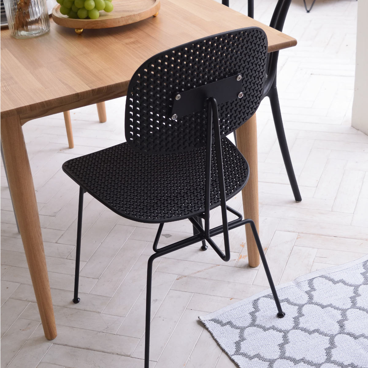 ダイニングチェア 座面高44cm NELLIE （ チェア ダイニング イス 椅子