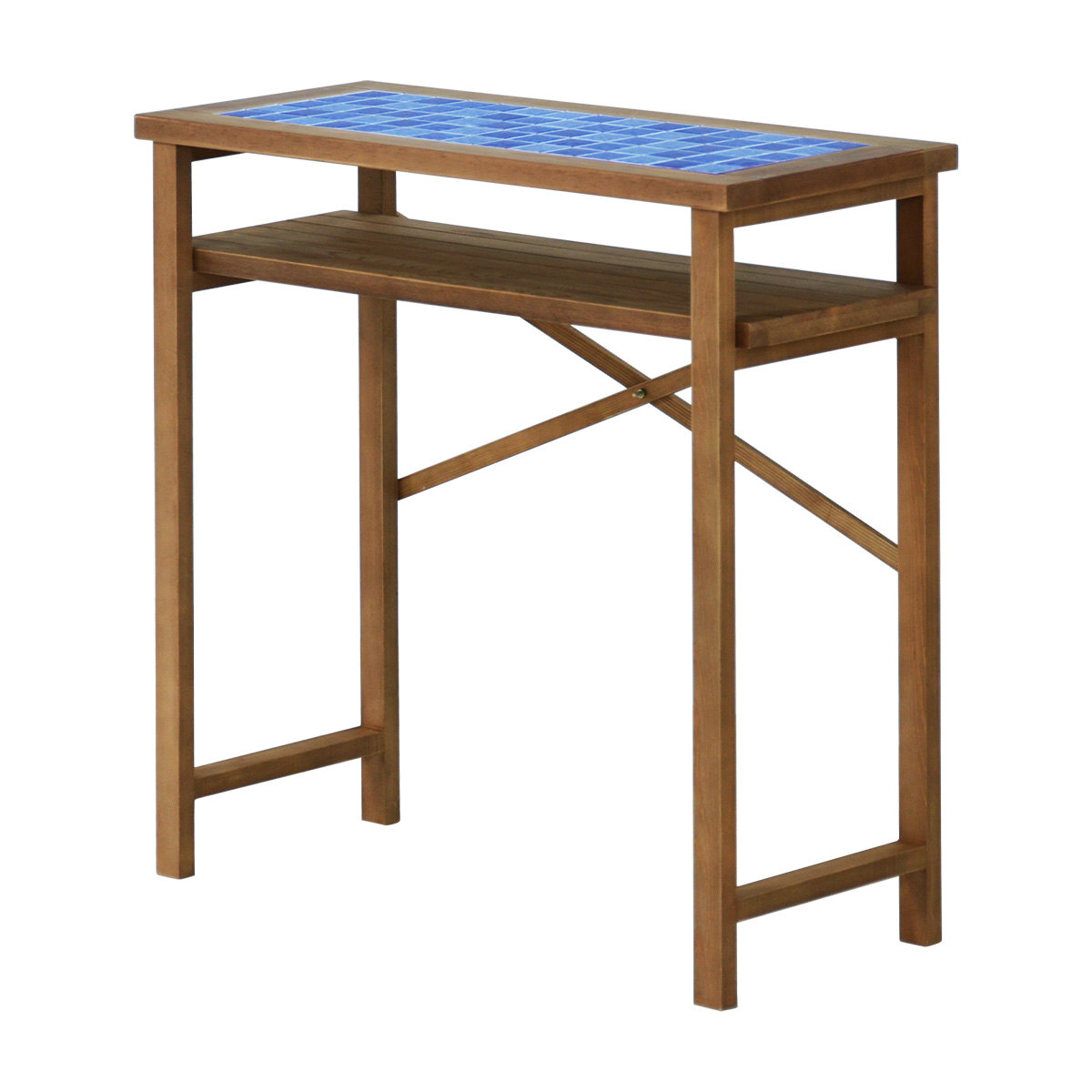 dショッピング |カウンターテーブル 幅90cm PUDDLE タイル 天然木