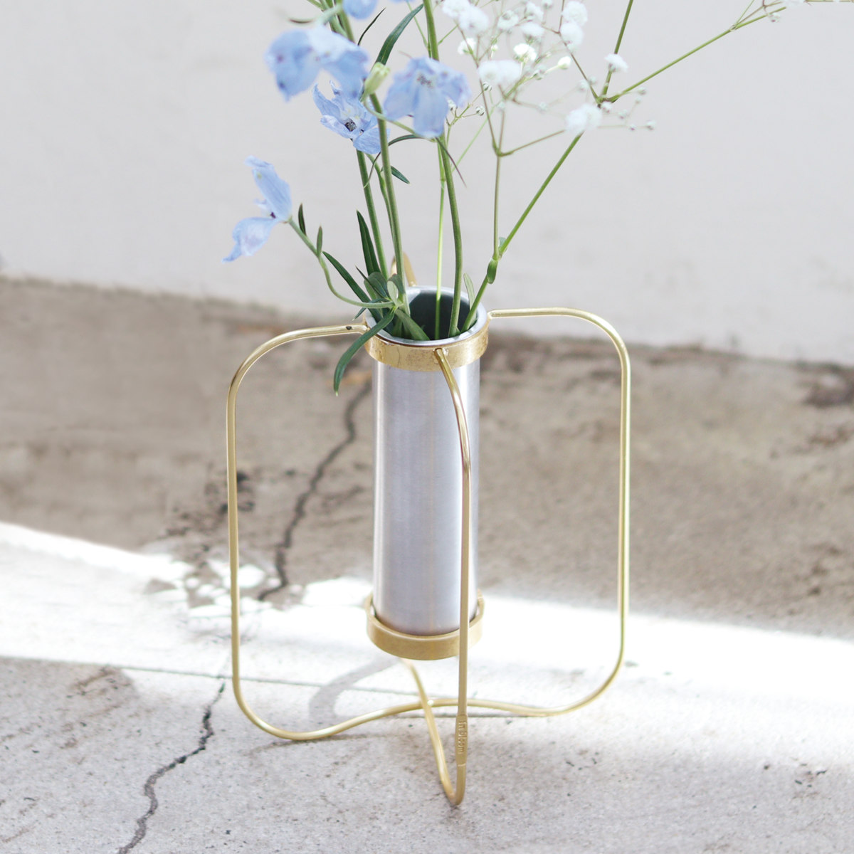花瓶 アルミシリンダースタンド S インブルーム （ 花びん 花器
