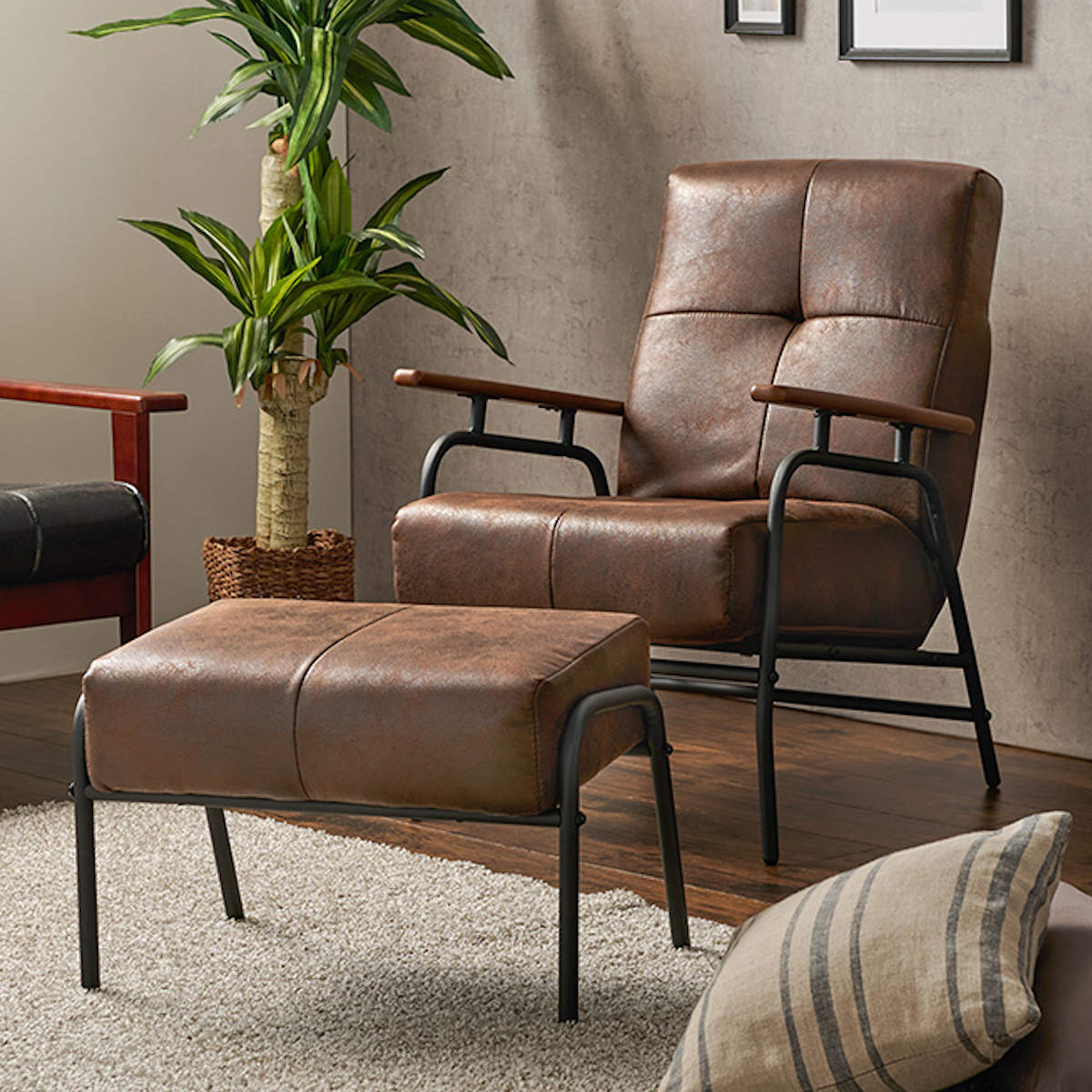 IKEA1人掛けソファ(オットマン付き) 船橋 IKEA1人掛けソファ