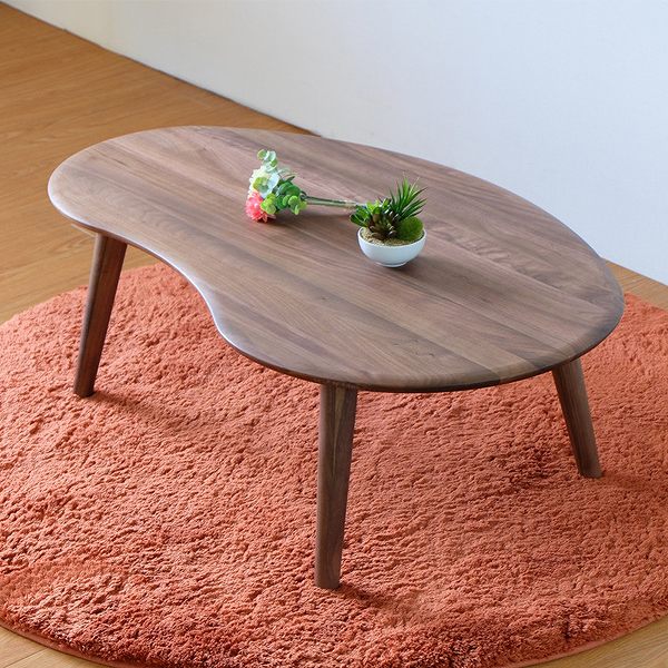 座卓 ローテーブル 天然木 オイル仕上げ MOFY 幅100cm ウォールナット