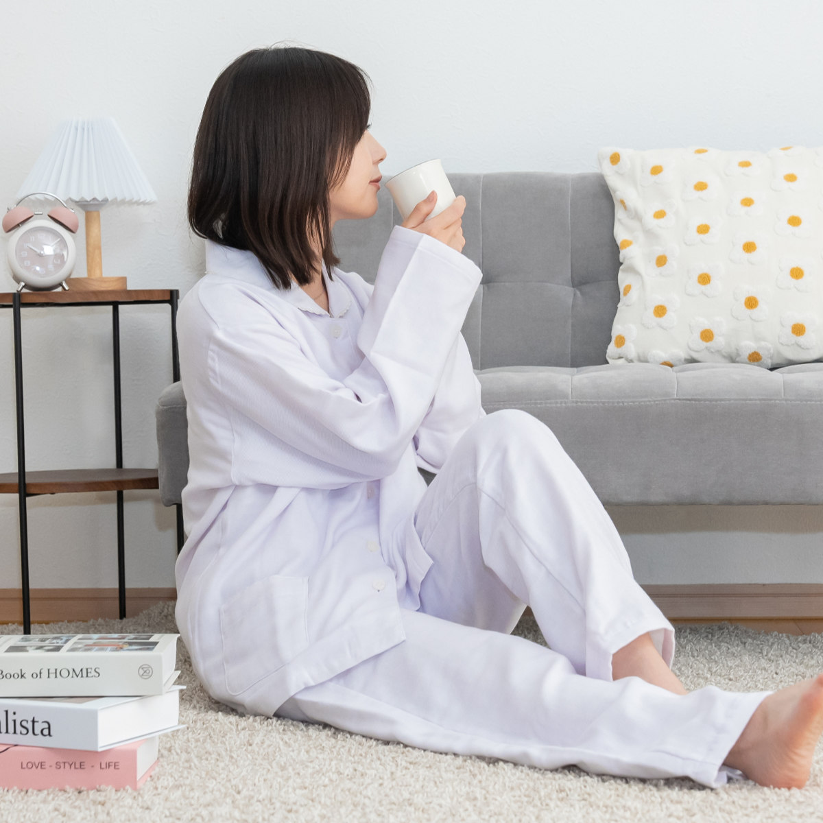 パジャマ 播州織 3重ガーゼ 綿100％ 日本製 （ 前開き レディース 婦人