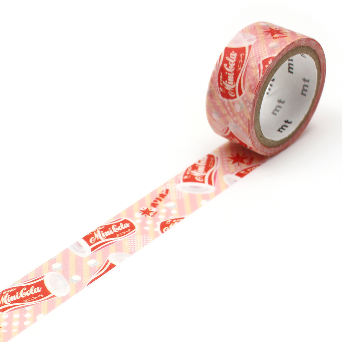 マスキングテープ mt 駄菓子 ミニコーラ 15mm×3m （ マステ カモ井