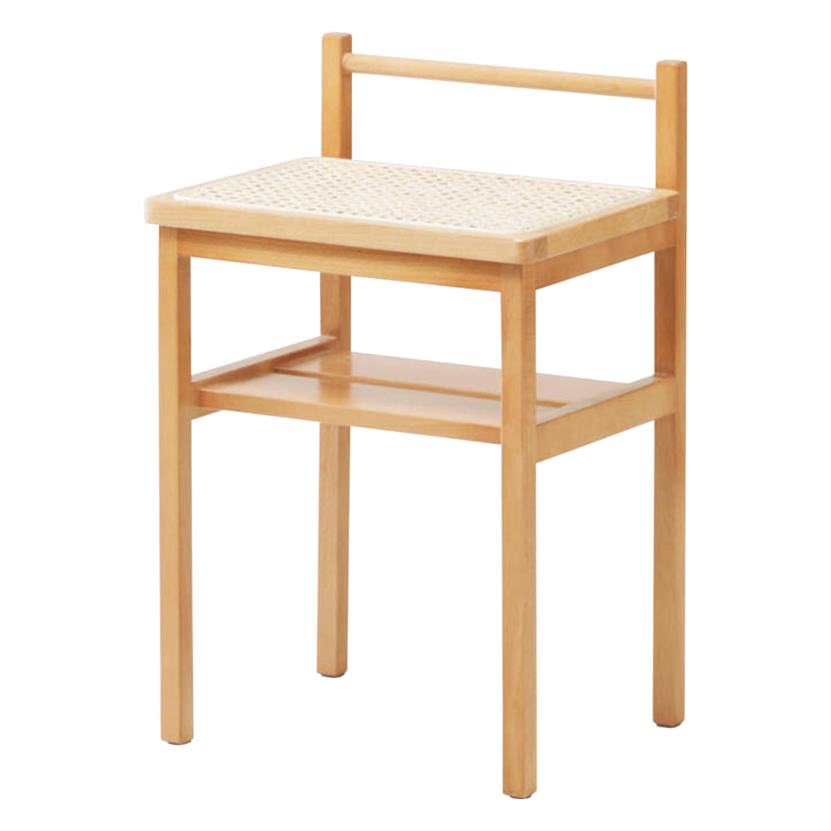 dショッピング |Mash サイドテーブル ラタン 高さ53cm 天然木 （ 椅子