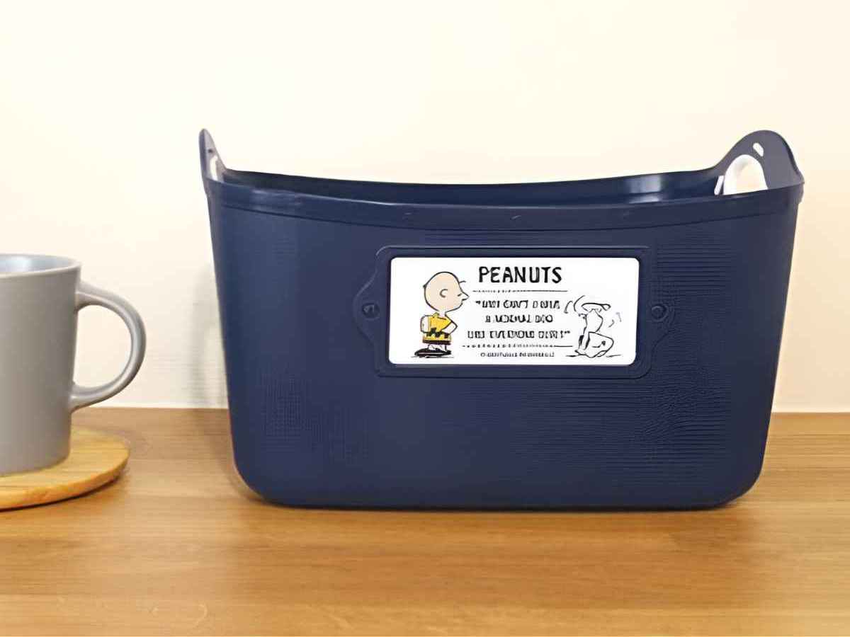 dショッピング |収納ケース スヌーピー ミニやわらかバケツ 幅25×奥行