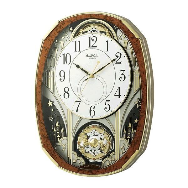 dショッピング |からくり時計 スモールワールドノエルM 電波時計 30曲