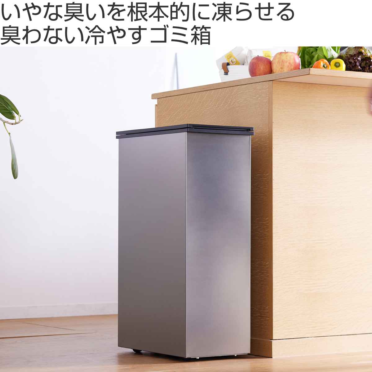 dショッピング |ゴミ箱 20L 冷やすゴミ箱 CLEAN BOX ステンレス