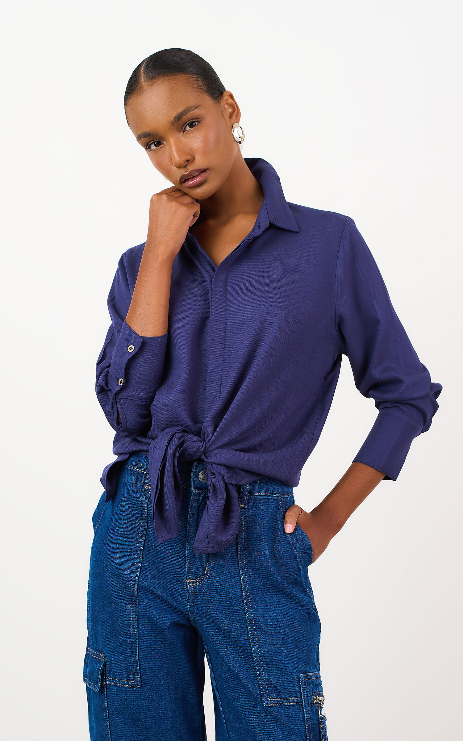 CROPPED DETALHE CORRENTE - LIZIE