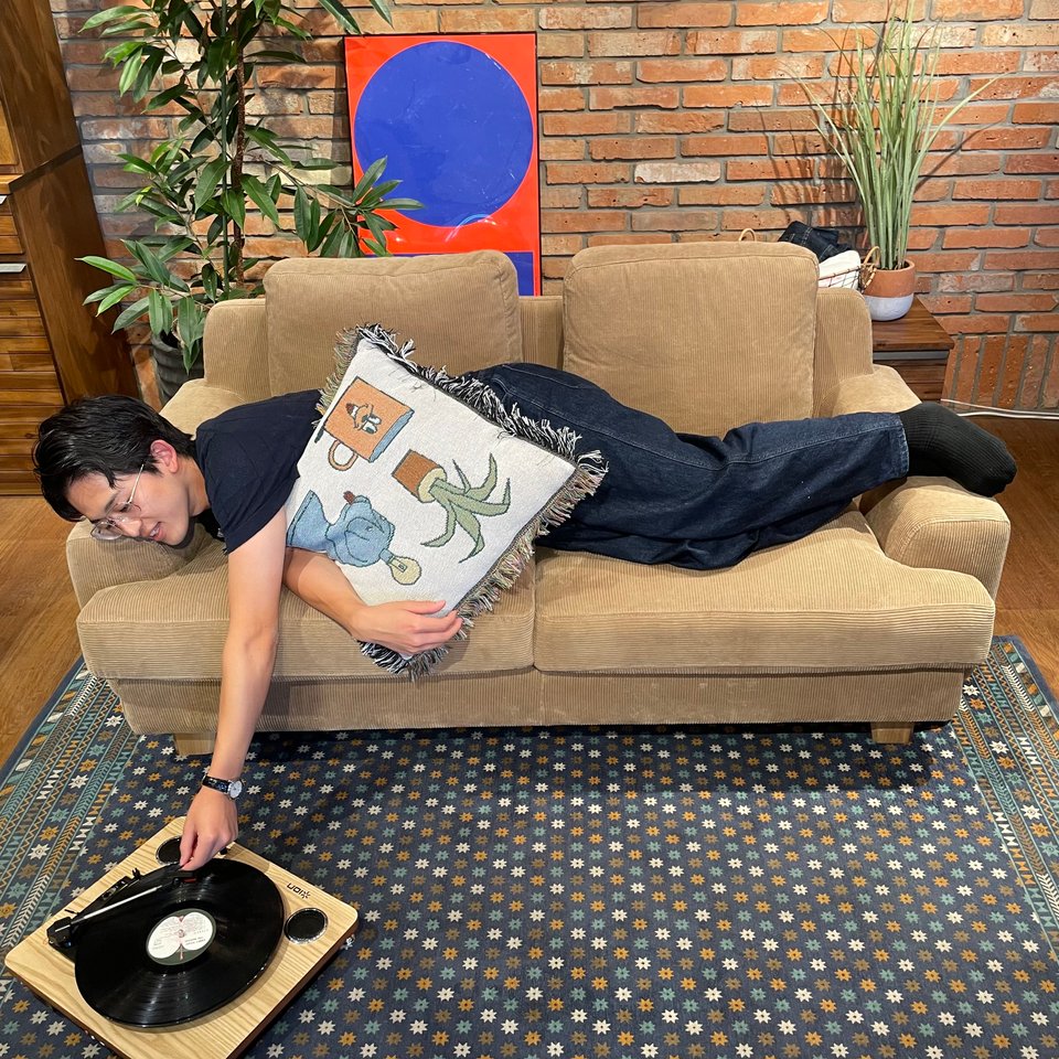 unico GREIG グレイグ オットマン キャメル